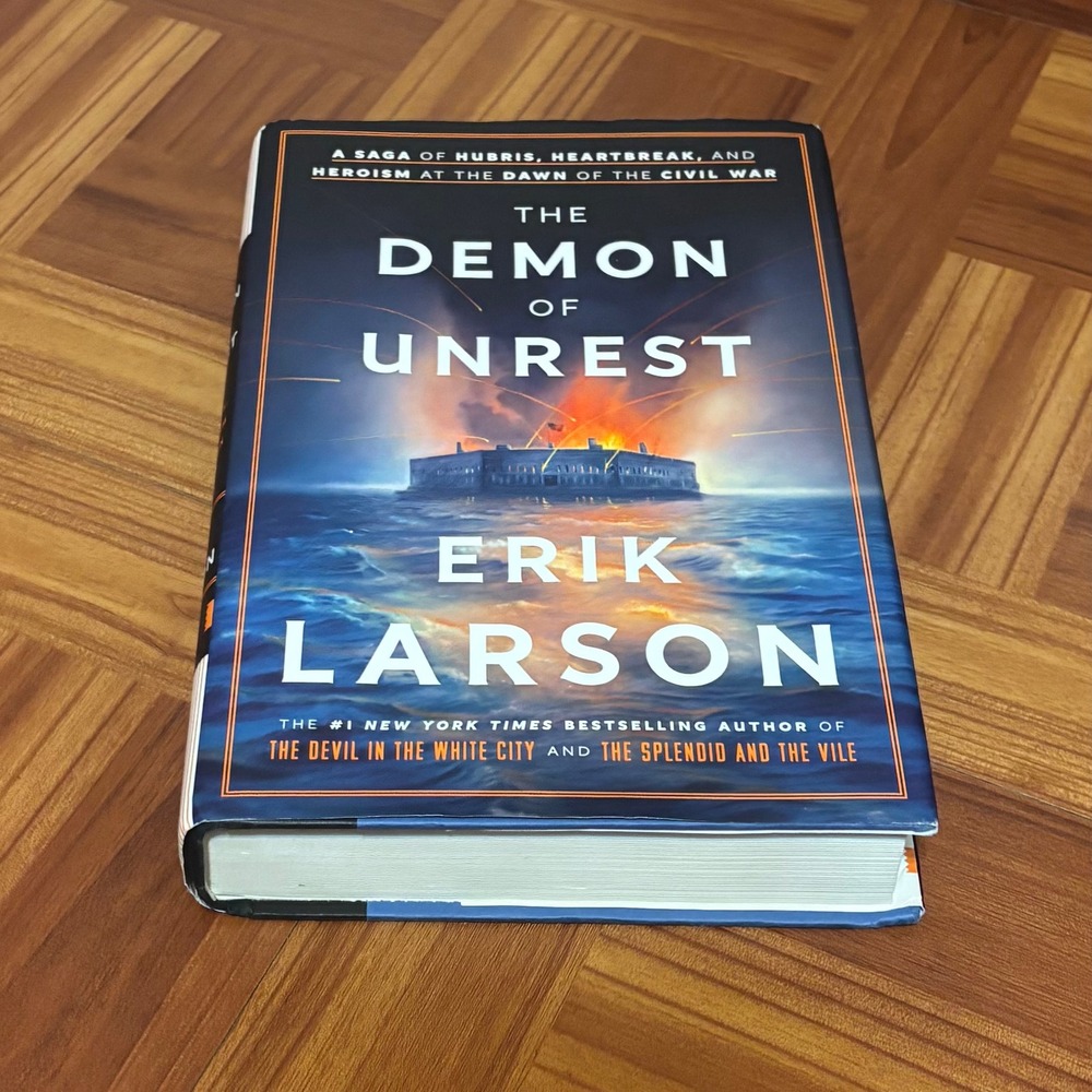 The Demon of Unrest by Erik Larson Hardcover 2024 Civil War History